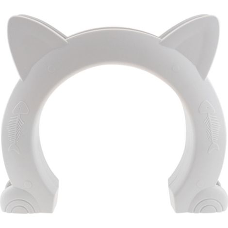 Porte pour chat avec tunnel -porte intérieure pour chat -matériaux sûrs et durables (1/5)