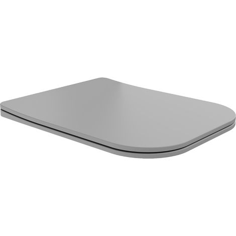 Mexen Teo abattant WC à descente ralentie slim, duroplast, gris clair mat - 39840061 (1/4)