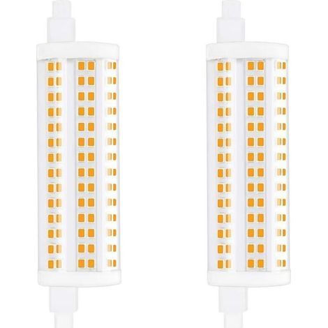 20W 118mm R7s Dimmable Ampoule LED J118 Lumière du jour 4000K 2200lm double extrémité spot équivaut à 200W ampoule halogène pour maison, salon, balcon, hôtel, restaurant, etc(2pcs) [Classe énergétique (1/5)