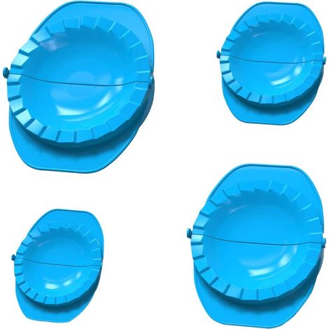 Ensemble de presses à pâte, lot de 4, presse à empanadas, presse à pâte, presse à raviolis, presse à tartelettes manuelle, presse à mini-tartes, appareil à tartelettes manuelles, presse à tartelettes (1/5)