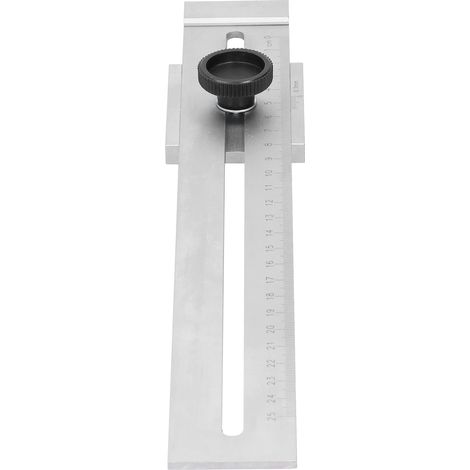 Règle à tracer 0-250 mm, outil de marquage bois, jauge à lignes croisées pour menuiserie, mesure précise (1/5)