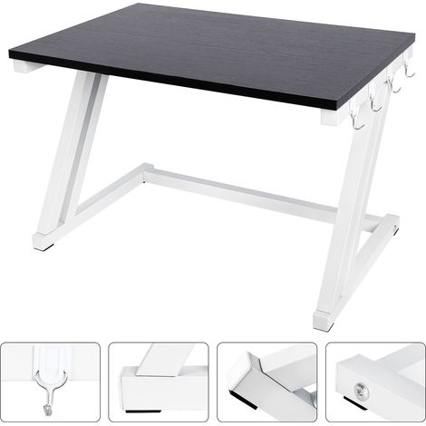 2-stufiges Haloyo® Mikrowellenhalterung,Microwave Holder,57 x 38 x 38 cm,weiß+schwarz (1/5)