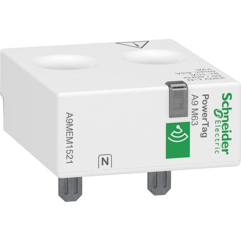 PowerTag - capteur de mesure radio-fréquence - iC60 iID DT60 - 1P+N 63A - amont