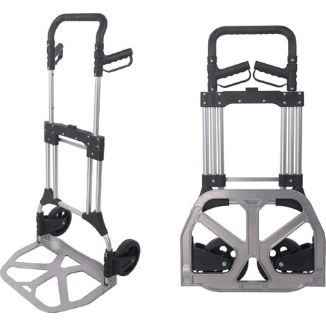 Chariot pliable pavo 8005864 200 kg aluminium robuste