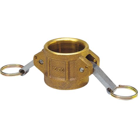Raccord rapide à cames laiton bouchon coupleur DC - 1''1/2 (40/49)