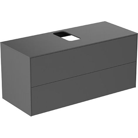 IDEAL STANDARD T3944Y2 Armoire sous-lavabo Conca, 2 tiroirs, (1/2)