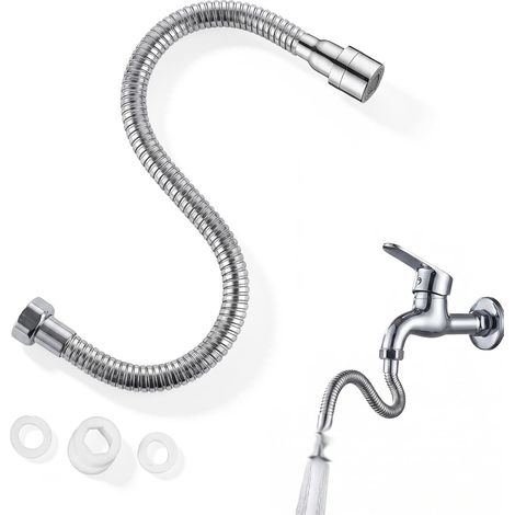 Rallonge Robinet Cuisine 30 cm Inox 304 – Orientable, Brossage (1/5)