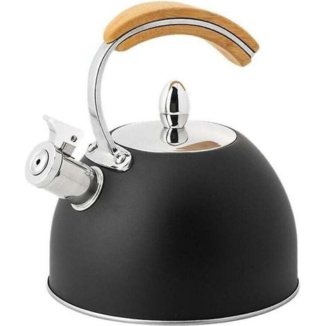1 Pc 3L Sifflement Bouilloire En Acier Inoxydable Bouilloire Cuisinière Bouilloire Bouilloires À Eau (1/4)