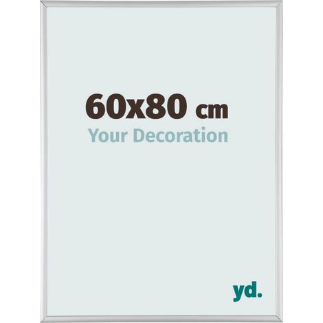 yd. - Cadre photo 60x80 - Argent Mat - Aluminium - Kent