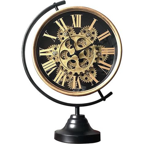 Horloge mécanisme sur pied 28x13x39cm (1/3)