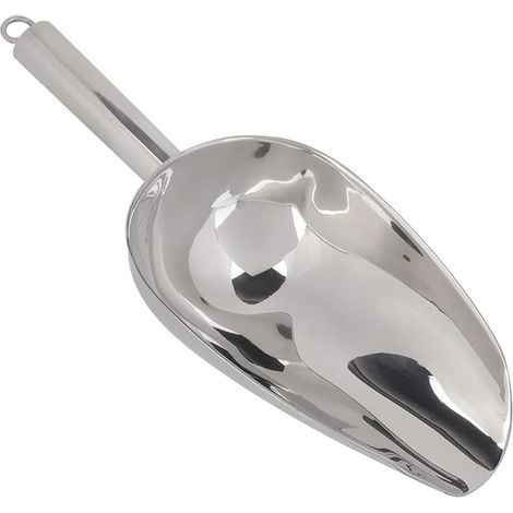 Kleiner Eislöffel, Edelstahl, 300 g, kleiner Mehllöffel, Lebensmittellöffel, Mehrzwecklöffel aus Edelstahl, kleiner Wiegelöffel für Mehl, Kaffee, Lebensmittel, Süßigkeiten (1/5)