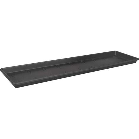 SOTTOVASO GREEN BASICS TROUGH SAUCER 80CM LIVING BLACK ELHO