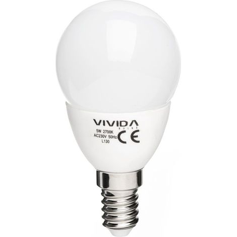 Vivida - E14 Sferetta LED SMD 5W 4000K  460lm