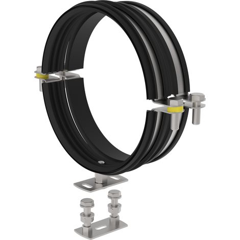 BLÜCHER EuroPipe Rohrschelle aus 2 Schellen mit EPDM, verzinkt, 160mm