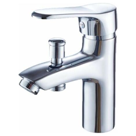 Robinet de douche robinet monotrou à double usage chaud et froid Alliage (1/5)
