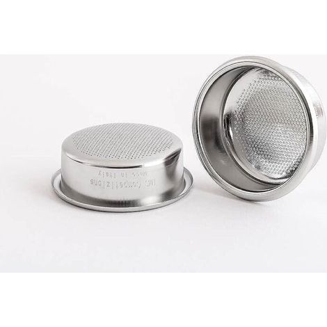 Panier Filtre Convexe 58 Mm - 1 Pièce - Acier Inoxydable - Fond Bombé Sans Bordure - Pour Porte-Filtres E61 - 20 G (1/2)