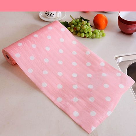 Liner Pour Tiroir - 300 cm x 45 cm - Film PET Imprimé Floral - Protection Antihumidité et Antiodeur - Découpable à la Taille - 1 Pièce (1/4)