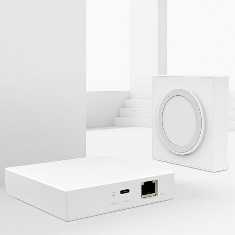 Passerelle filaire intelligente Tuya ZigBee 3.0 avec télécommande vocale, compatible avec Alexa et Google Home Assistant (1/5)