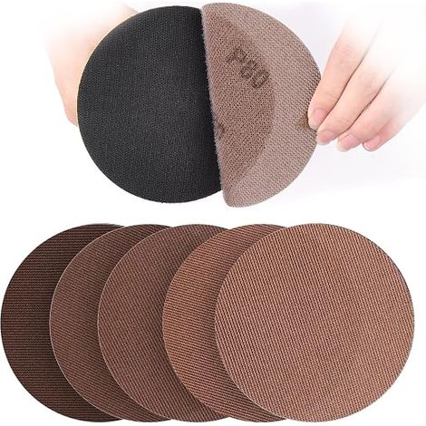 Disque Abrasif 150 mm Maille Grain Papier a Poncer (1/5)