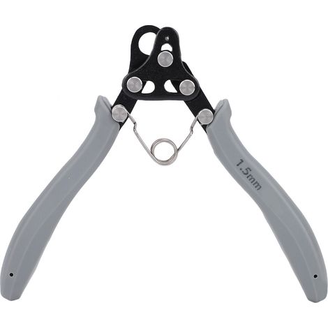 Pince à Boucles Ortviai One Step Looper 1,5mm Acier Carbone pour Fil 18-26 AWG Bijouterie (1/4)