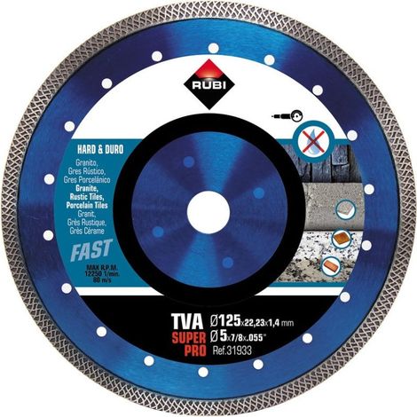 Diamanttrennscheibe TVA 125 RUBI - 31933 (1/2)