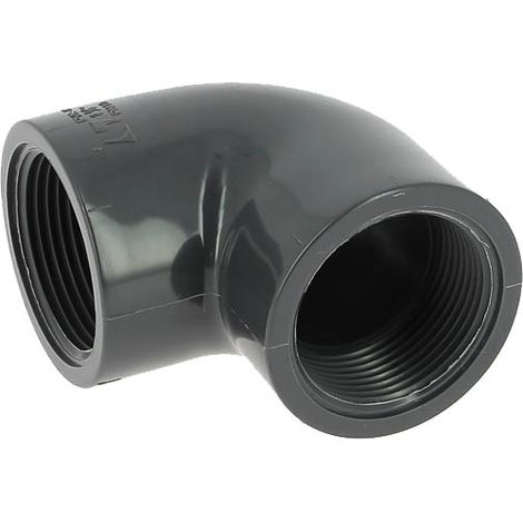 Coude plastique 90° femelle-femelle 33-42