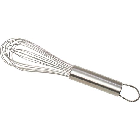 KitchenCraft Batidor, Batidor de Mano, Acero Inoxidable, 25 cm