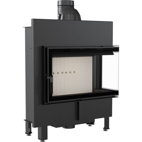 Insert cheminée LUCY 14 BS SLIM vitre à droite (1/5)