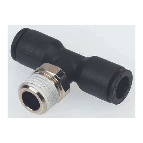 Adaptateur fileté en T Legris LF3000 vers Enfichable 10 mm Enfichable 10 mm ( Prix pour Paquet de 2 )