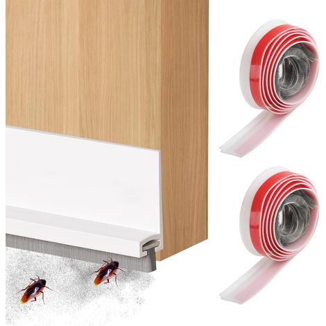 2 Pièces Bas de Porte Isolant Auto Adhésif Isolant Porte100×5, 2cm (1/5)