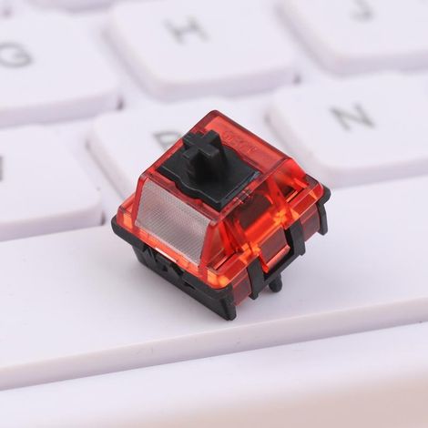 Raptor Switch Radical Edition: Neue Version mit integriertem Lichtleiter, ultraschnellem mechanischem Tastaturschalter mit 0,9 mm Auslöseweg, FPS-Schalter. (1/5)