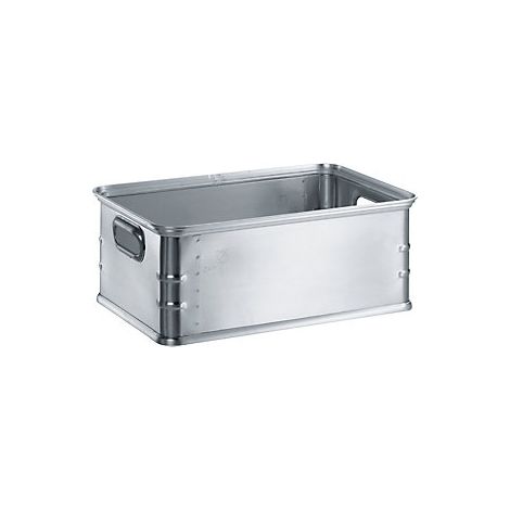 Caja de transporte y caja apilable de aluminio  capacidad 37 l 