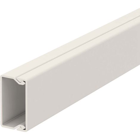 OBO Bettermann Vertr Wand+Deckenkanal m.Obert. 20x35mm,PVC WDK20035CW 2 Stk (1/3)