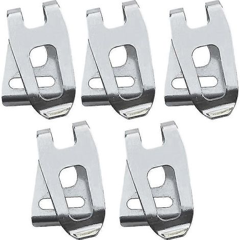 Set mit 5 robusten Eisen-Gürtelhaken + Schrauben für Makita-Elektrowerkzeuge (1/2)
