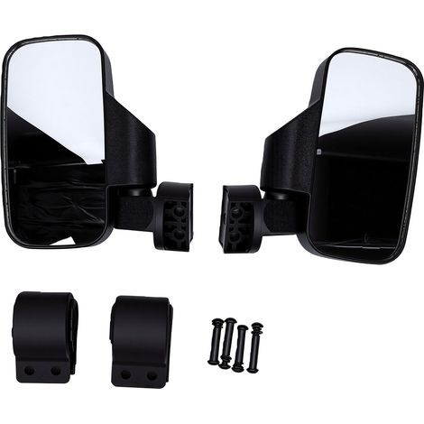 Rétroviseur latéral UTV, paquet 2, pince robuste réglable grand angle pour véhicule SXS (1/5)