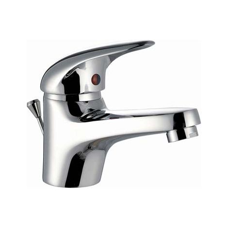 MISCELATORE LAVABO START H25 CROLLA  OTTONE CROMATO + PILETTA 11/4