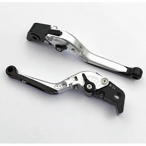 Levier de frein, d'embrayage et de klaxon modifié pour moto KTM 690 Duke 2008-2011 (argenté) (1/5)