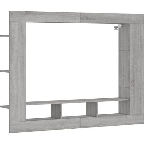 vidaXL Mobile Porta TV Grigio Sonoma 152x22x113cm in Legno Multistrato