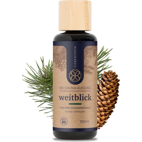 Liebenstein Saunaaufguss “Weitblick” - Fichte & Kiefer 100ml Sauna Aufguss (1/5)