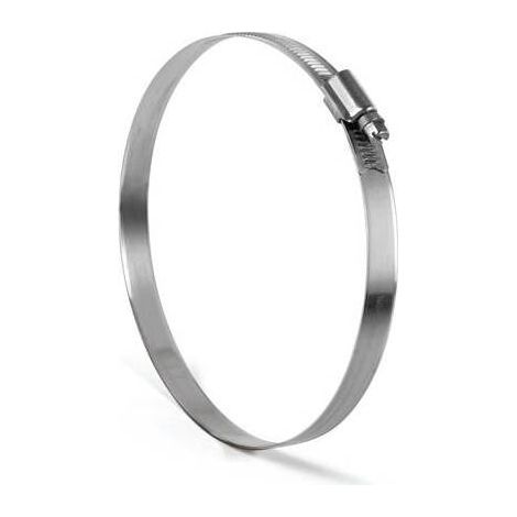 100 x FASCETTA STRINGITUBO  W4 AISI 304 BANDA 9 32/50 MM