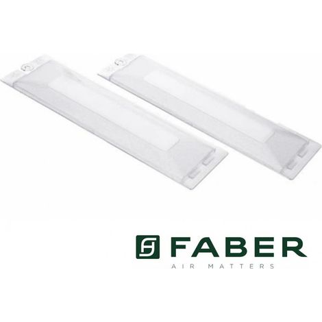 KIT 2PZ Plafoniera CAPPA misura 178 x 50 mm FABER 1330016910