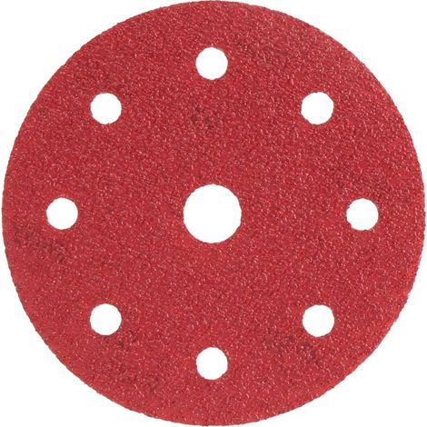 Disque abrasif - Radix - Pro - Velcro 125 mm - P40 - 9 trous (10 pcs) (1/2)