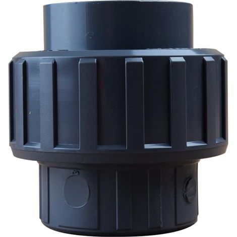 1 Raccord PVC pression, Manchon union 3 pièces, Joint EPDM, Femelle Ø32, Pour piscine
