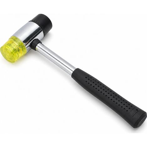 Maillet en caoutchouc double tête 25 mm — marteau souple pour martelage et travaux manuels (1/5)