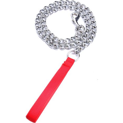 GARRYFIZH ‌Laisse de formation pour chien - 3mm x 120cm rouge - Pour chiens petits, moyens et grands‌