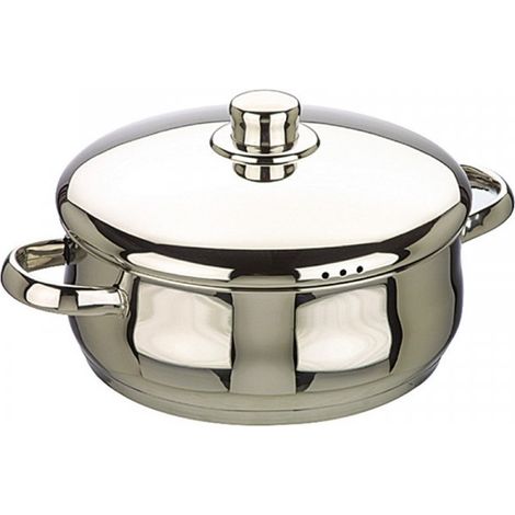 Pentola in acciaio inox con coperchio 24cm oslo 662024 ibili