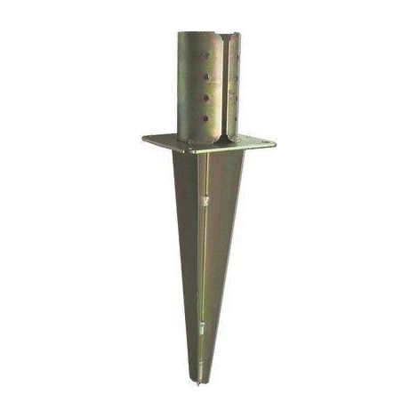 HALTERUNG FÜR PFOSTEN MIT BODENVERANKERUNG mm 120x40h
