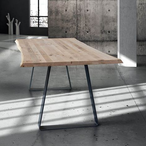 ALVIN - tavolo da pranzo moderno con piano da 4 cm (1/2)