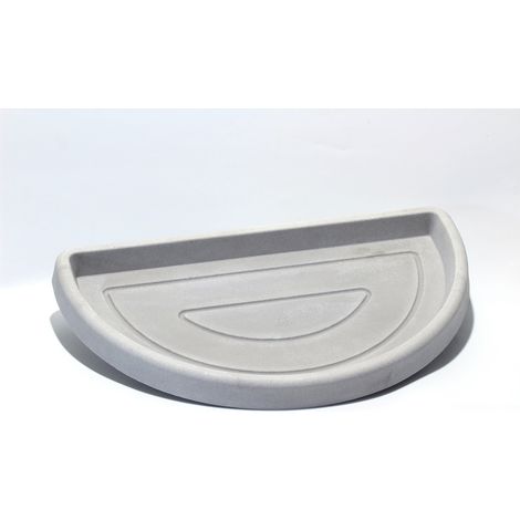 Sottovaso a Parete in Resina 47 cm. Greystone