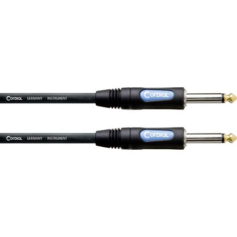 Cordial 10396 Klinke Audio Anschlusskabel [1x Klinkenbuchse 6.3 mm (mono) - 1x Klinkenbuchse 6.3 mm